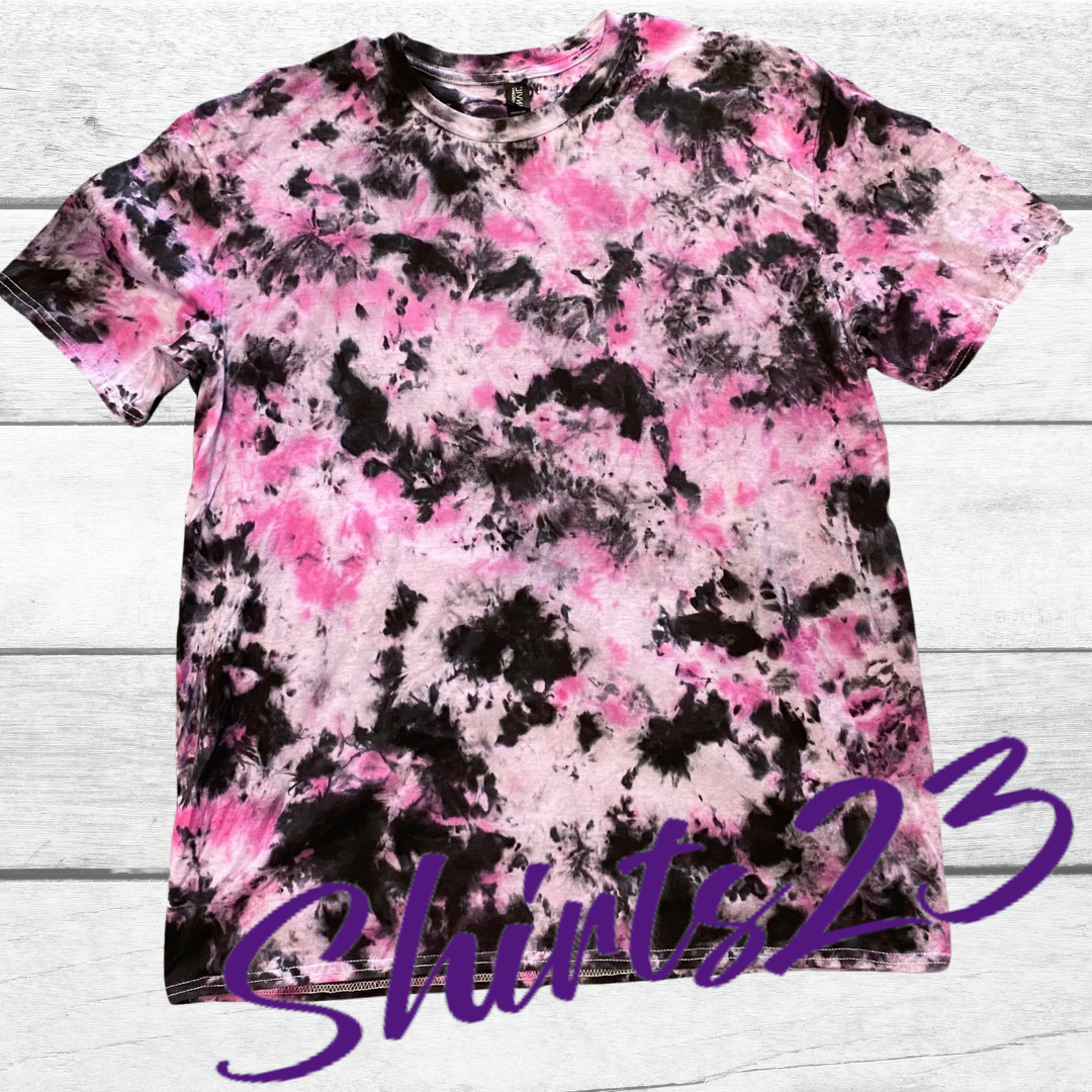 Black Tie Dye Blank