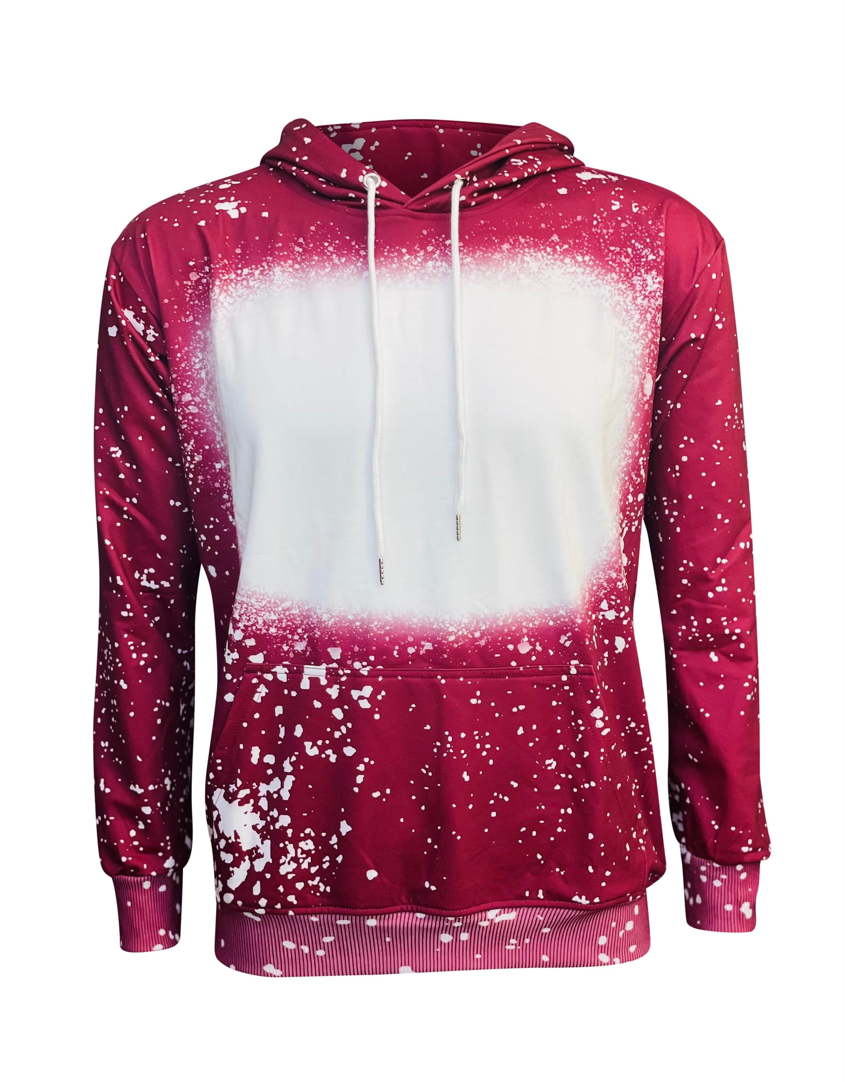 Adult Unisex Faux Bleached Hoodies Perfect for Sublimation