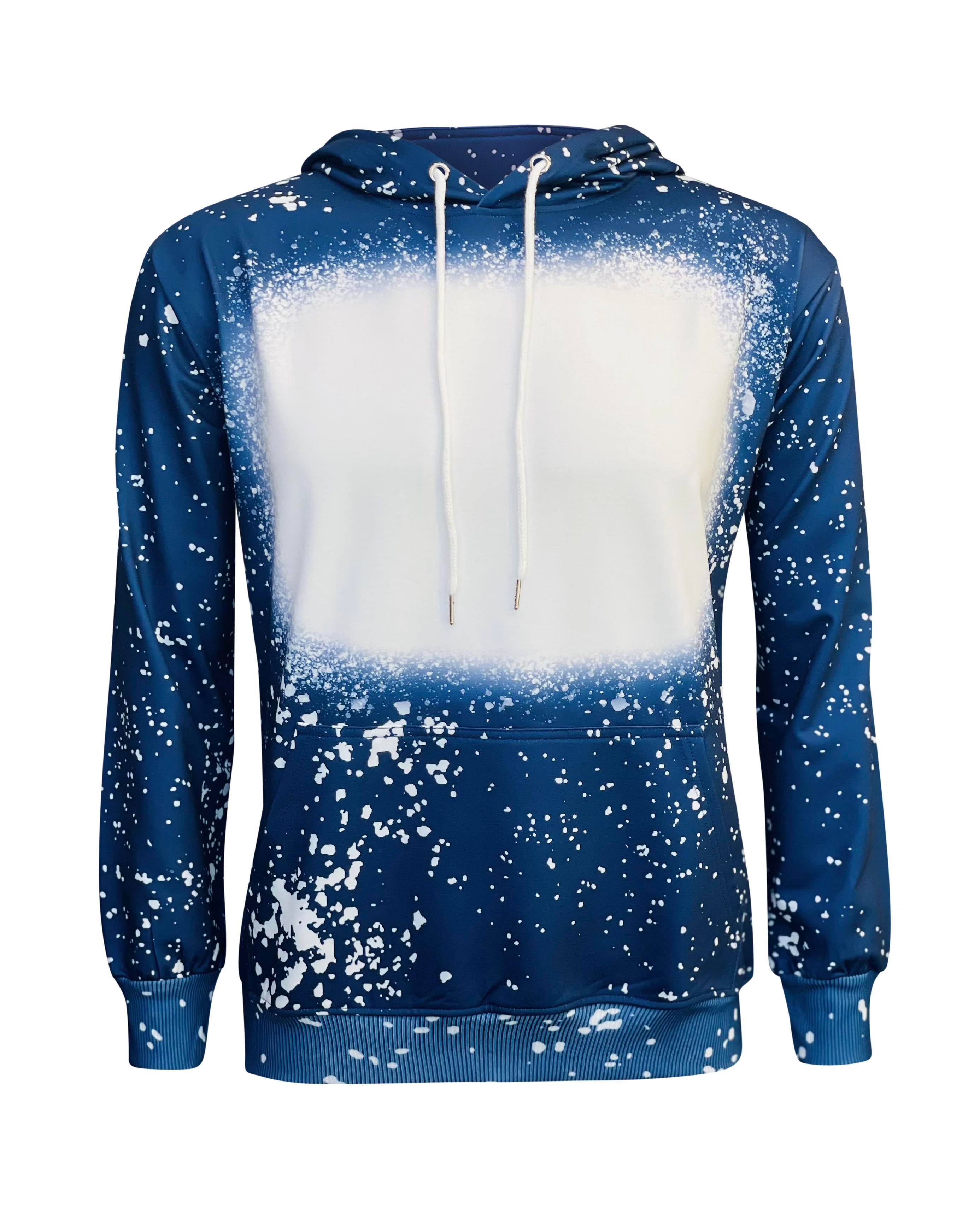 Adult Unisex Faux Bleached Hoodies Perfect for Sublimation